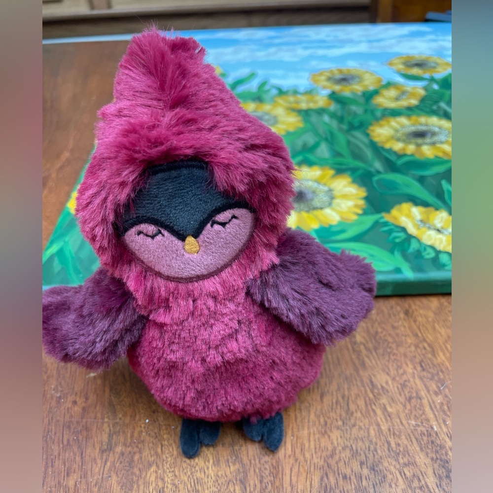 Slumberkins cardinal bird